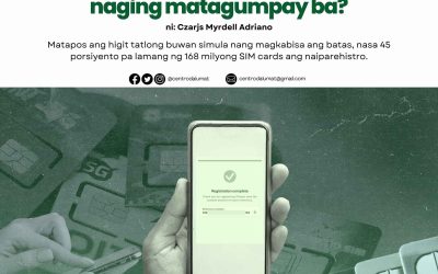 SIM card registration, naging matagumpay ba?