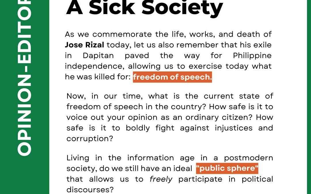 A Sick Society