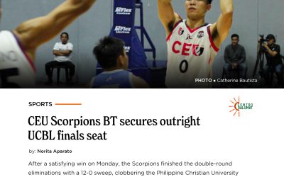 CEU Scorpions BT secures outright UCBL finals seat