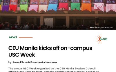 CEU USC Week, finally back!