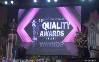 The Escolarian community gathers at the Librada Avelino Auditorium for the celebration of CEU’s 21st Quality Awards Day